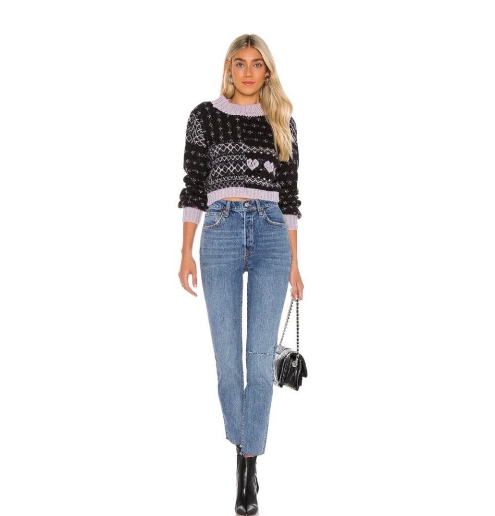 Free People We The Free Stella Distressed High Rise Skinny Jeans Blue Size 26
